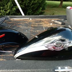 2003 100th Anniversary Softail standard tank and fenders