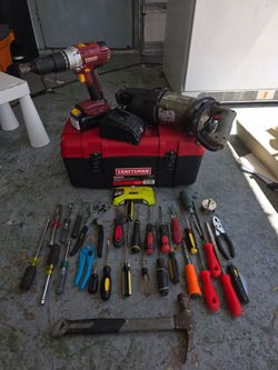 Tool box with some tools