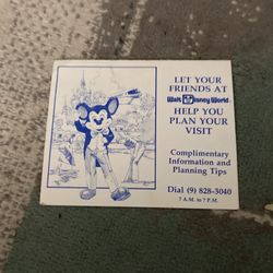 (2) Disney World Brochure: (1) Dutch Inn Hotel Brochure 