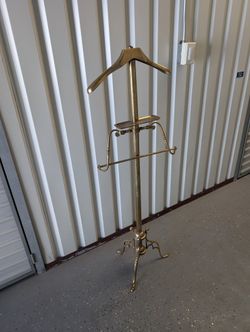 Brass Vintage Gentlemen's Dressing Valet 