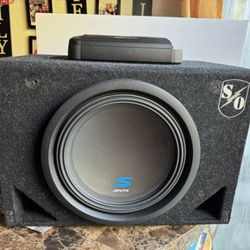 12"Alpine Type S in ported box and alpine 500w monoblock amp