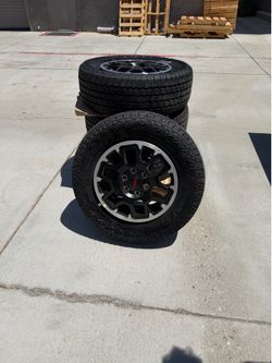 Toyota TRD wheels and tires