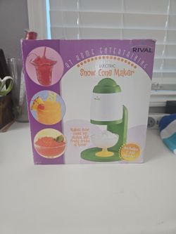 New Rival Snow Cone Maker