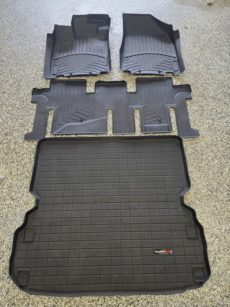 Full WeatherTech Mats SUV Infiniti QX60 2014