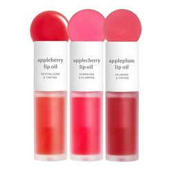 Appleseed Lip Oil Trio Appleberry Appleplum Applecherry 3 x 3.7ml
