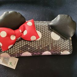 Minnie Mouse  Wallet Original From Disneyland 