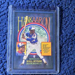 1986 Donruss Hank Aaron great condition