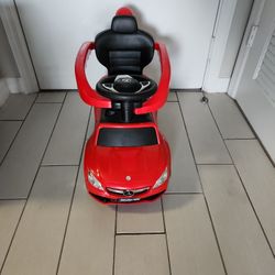 Licensed Mercedes Benz AMG Baby Racing Car, 3in1 Walker, Toddler Gliding Scooter, Pulling Cart with Sound 


