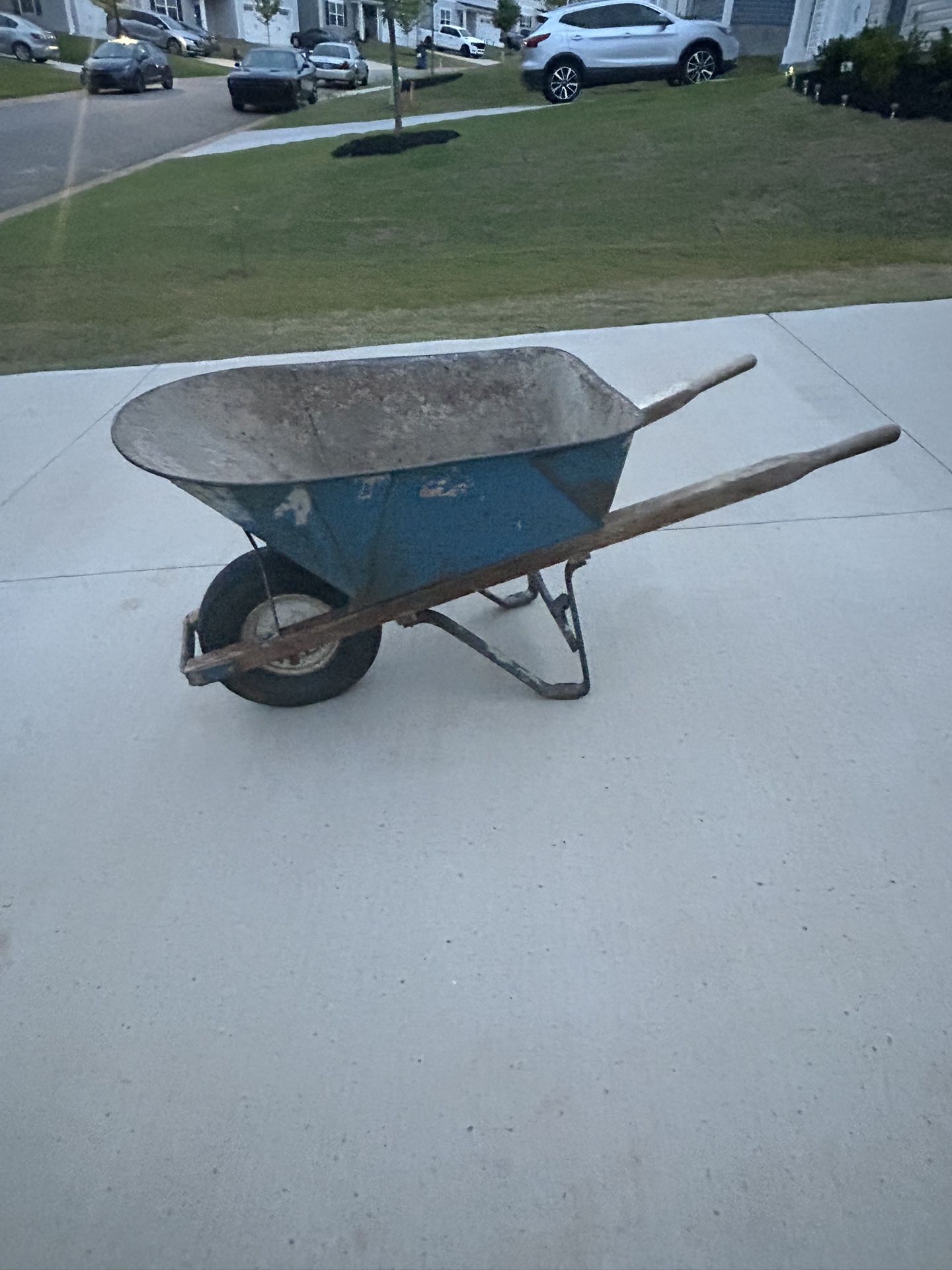 Metal Wheel Barrel