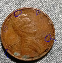 US Lincoln Penny Cent Coin 1969 S