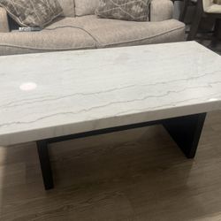 Ashely Home Store Furniture Marble Coffee Table And End Table