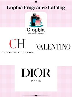 Perfumes and Colonges - Valentino, Carolina Herrera, Dior