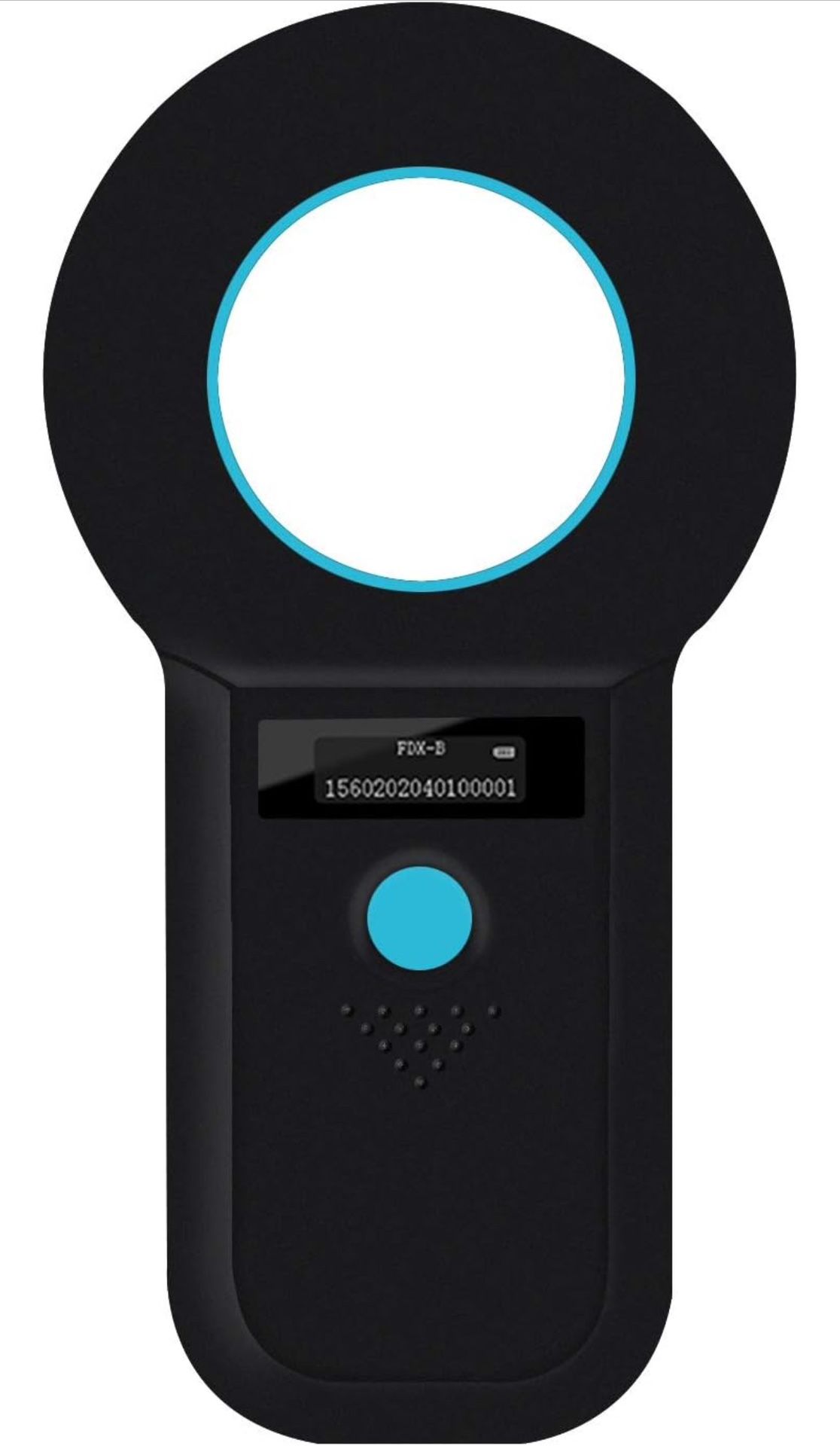 Smoostart Pet Microchip Scanner, Read ISO11784/85/FDX-B/EMID Format Microchip, Data Storage Microchip Reader for Animal/Pet/Dog/Cat/Pig (Black)