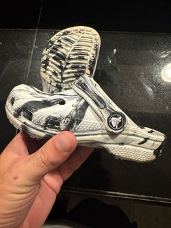 Kids Marble Crocs size 10c