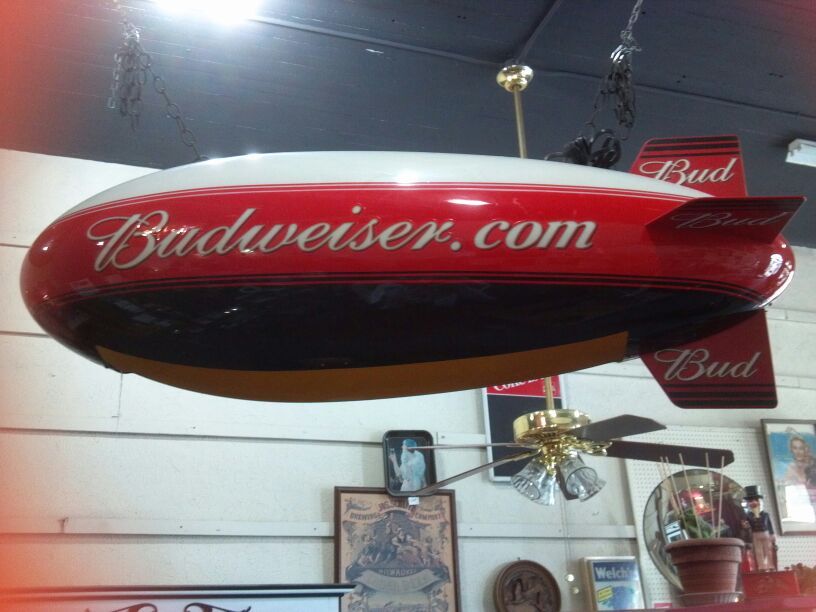 Budweiser Blimp Pool Table Light