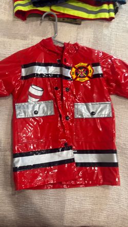 Kids Firefighter Rain Jacket
