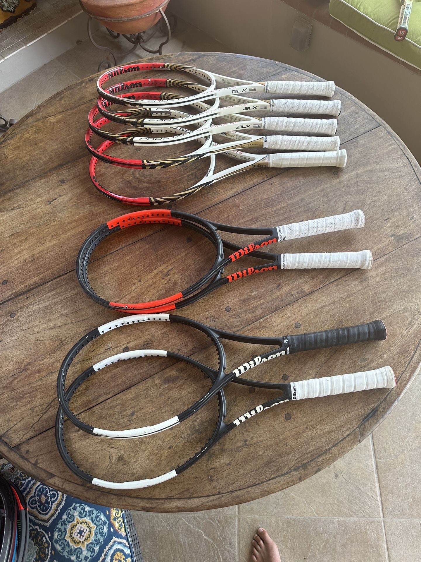 9Wilson Pro Staff Tennis Rackets