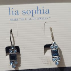 Lia Sophia " Dew Drop" Earrings 