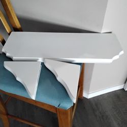 White shelf, 24" x 9" x 1"