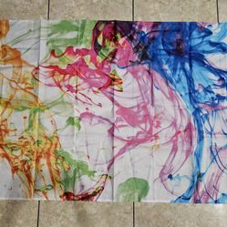 Tapestry 58" W X 36" L Wall Hanging for Living Room Abstract Paint