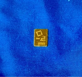 1g Fine Gold Bar 999.9