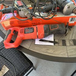 Black And Decker Reciprocating Saw 2 Vintage Craftsman Drill