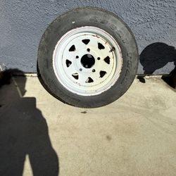 Boat trailer spare tire