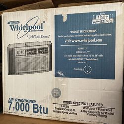 7,000 BTU Window Air Conditioner 