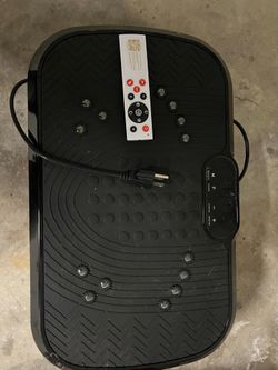 Vibration plate with remote