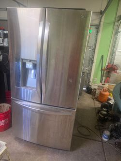 LG 24 Cubic Feet Stainless Steel French Door