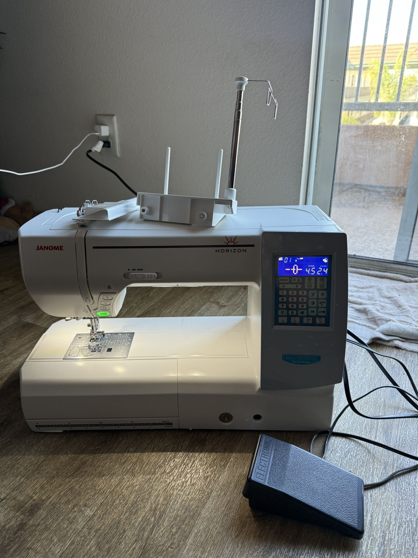 janome horizon sewing machine memory craft 8200qcp
