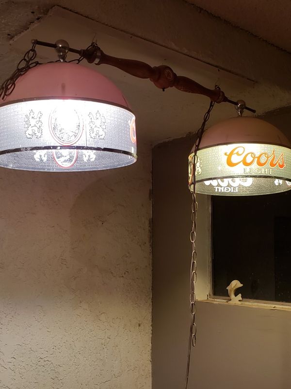 Vintage Coors Light Pool Table Lamp For In El Centro Ca Offerup