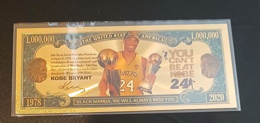 Kobe Bryant collectibles. $13 each or $40 for all of them together
