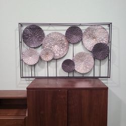 Metal Trees (Flowers?) Wall Artwork