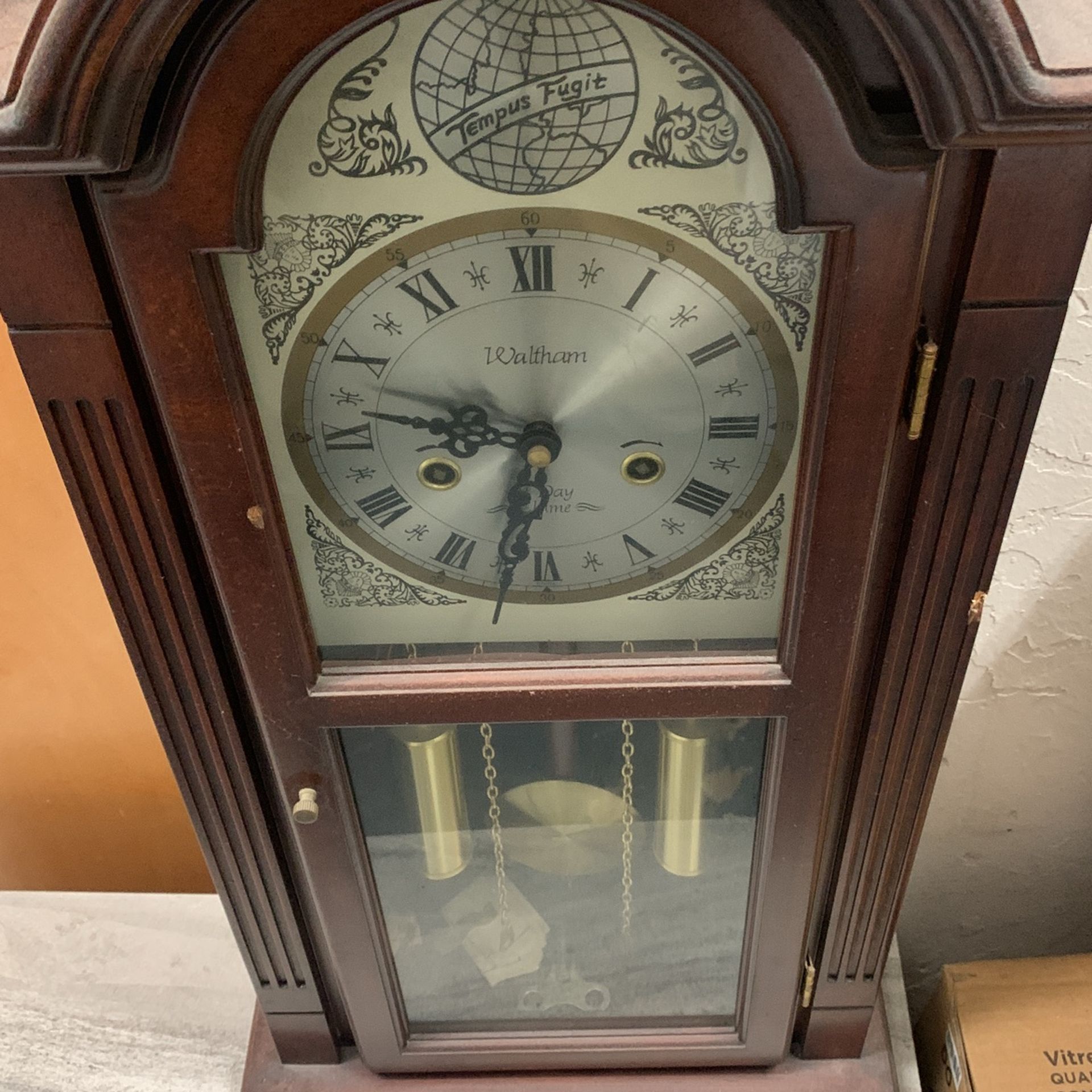 Time clock with bells