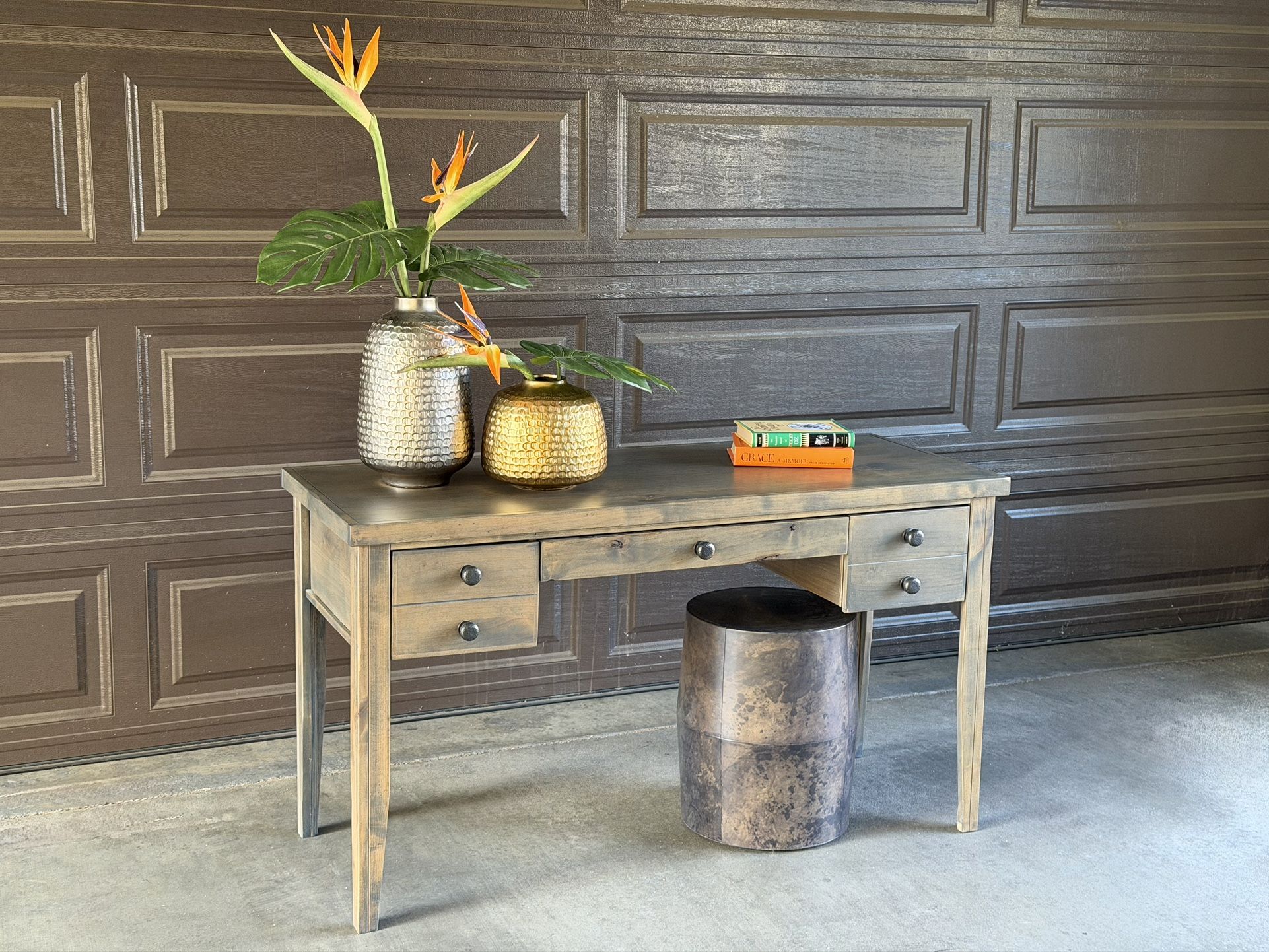 Mid-Century Modern Wood Office Desk Console Table | Crate and Barrel | CB2 | West Elm | Pottery Barn | Restoration Hardware