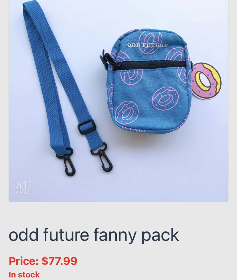 ODD FUTURE Tyler The Creator Golf Le Fleur Shoulder Bag Side Bag Waist Hip Fanny Pack