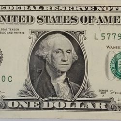 $1 Dollar Bill Error 