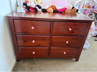 Solid wood dresser
