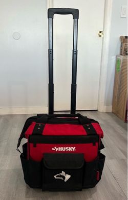 Husky 14 in. 13 Pocket Rolling Tool Bag
