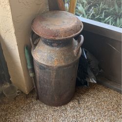 Rustic 5 gallon Milk Can