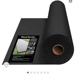 Keeswin 31.5in x 100ft Heavy Duty Garden Weed Barrier, Garden Landscape Fabric Weeds Control for Flower Bed, Mulch, Edging, Garden Stakes, Heavy Duty 