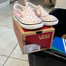Vans Pink Checker Board Toddler