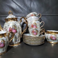 Vintage Royal Crown Arnart Creation Coffee/Tea Set 13 