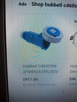 Hubbell Pin And Sleeve Connector