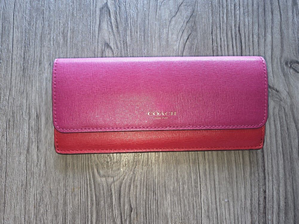 Coach One size leather wallet