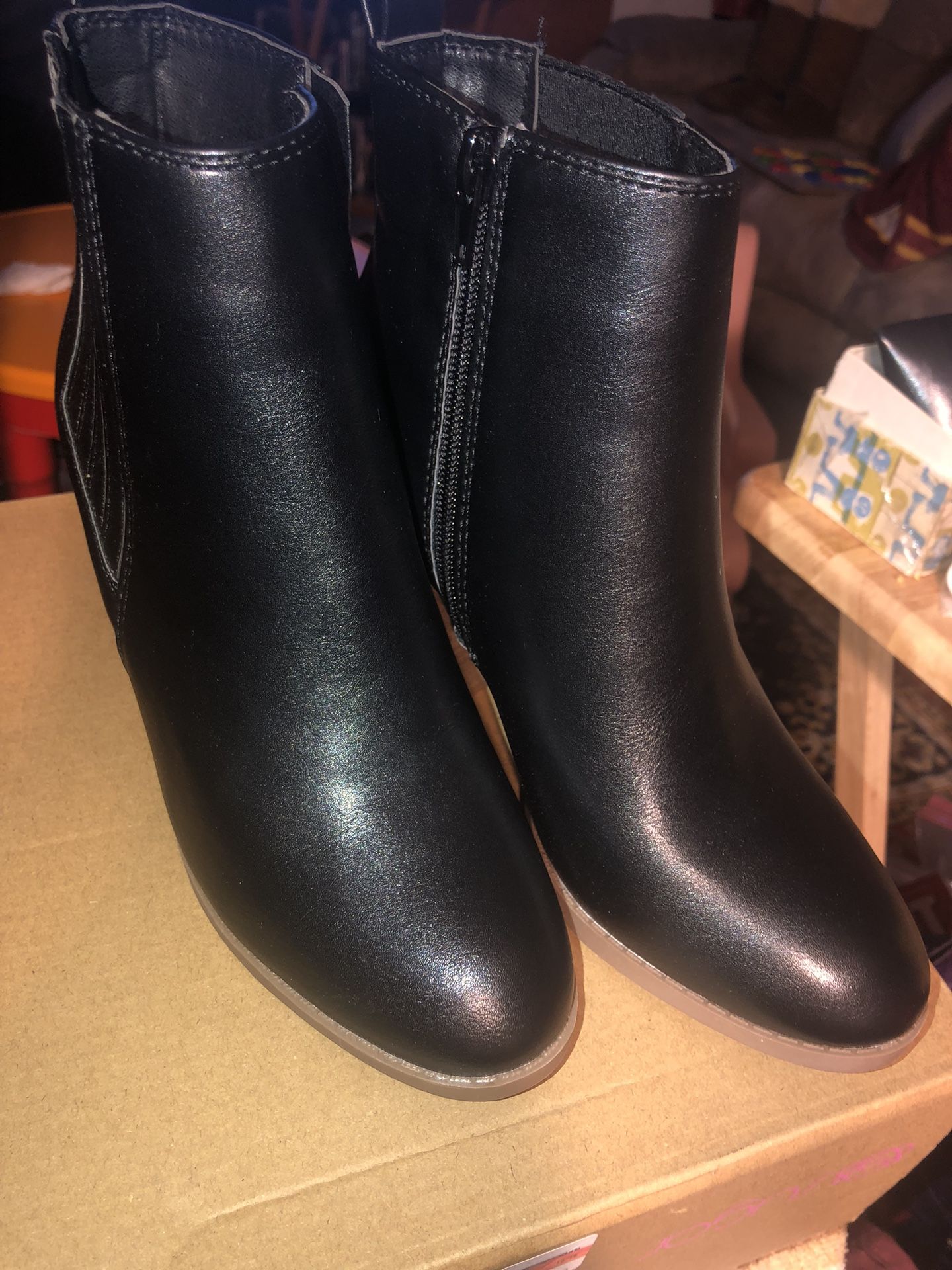 SUGAR Ladies Ankle Boots Black Size 6 Or Size 10