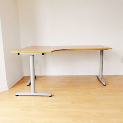 IKEA Effektiv office desk, storage cabinet, and file cabinet