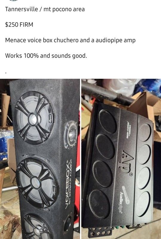 Chuchero Voice Box And A Amp