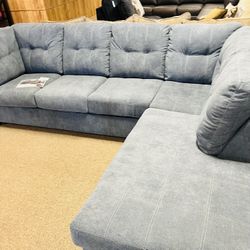 Deep Chaise Beautiful Sectional!
